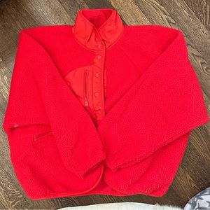 FP MOVEMENT - Hit The Slopes Fleece Jacket - Red - S size